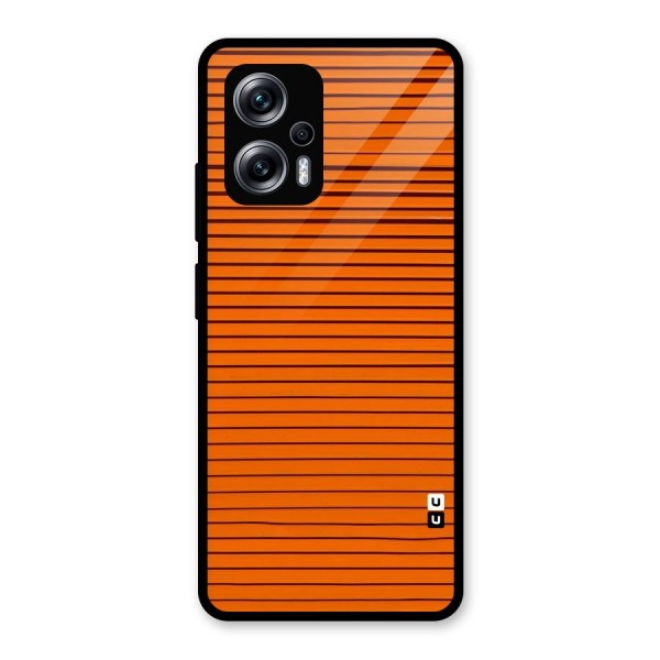 Trippy Stripes Glass Back Case for Redmi K50i