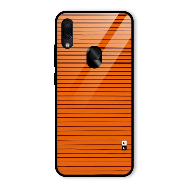 Trippy Stripes Glass Back Case for Redmi Note 7