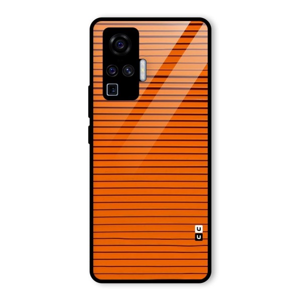 Trippy Stripes Glass Back Case for Vivo X50 Pro