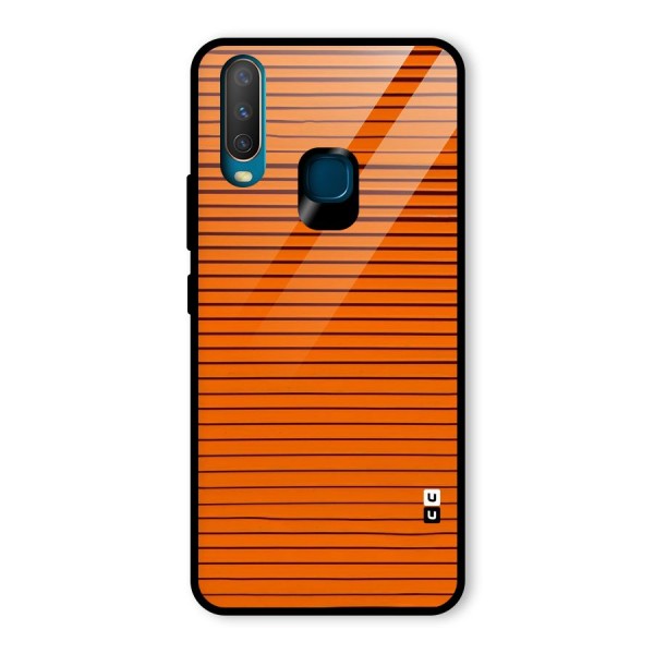 Trippy Stripes Glass Back Case for Vivo Y12