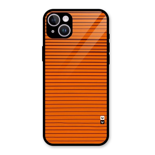 Trippy Stripes Glass Back Case for iPhone 14 Plus