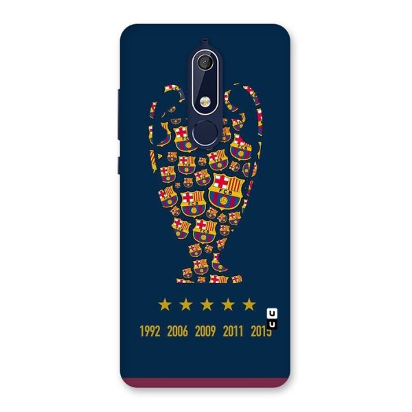 Trophy Team Back Case for Nokia 5.1