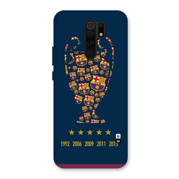 Trophy Team Back Case for Redmi 9 Prime