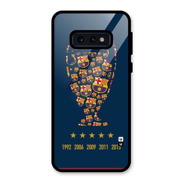 Trophy Team Glass Back Case for Galaxy S10e