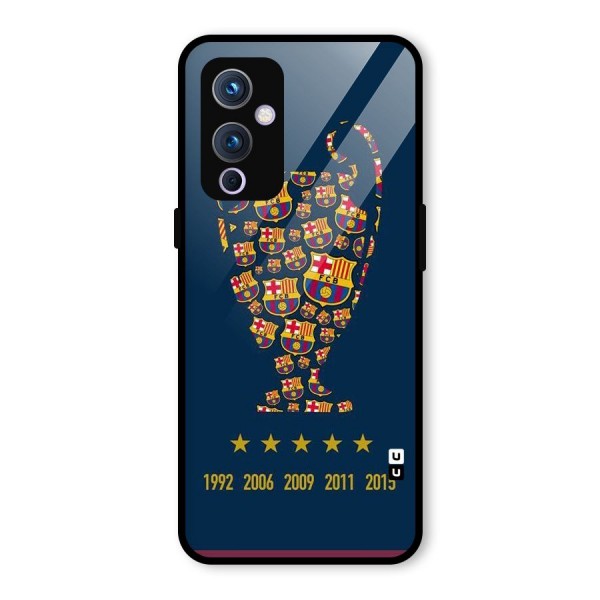 Trophy Team Glass Back Case for OnePlus 9