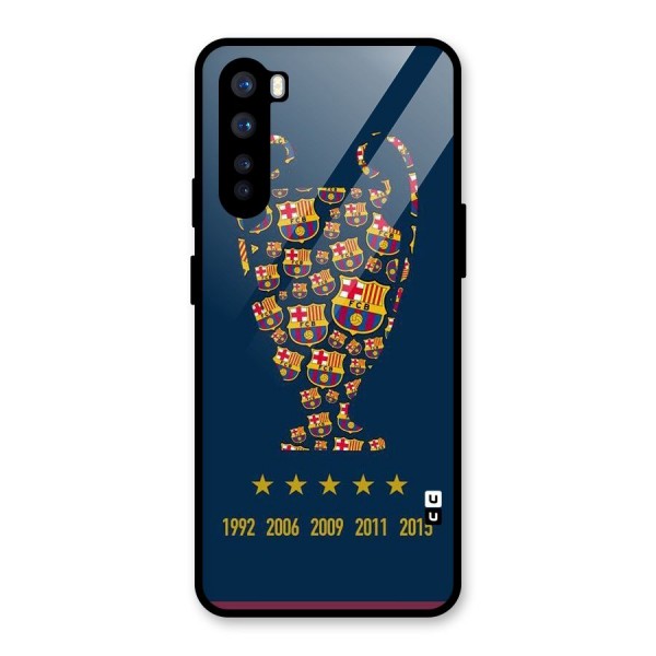 Trophy Team Glass Back Case for OnePlus Nord