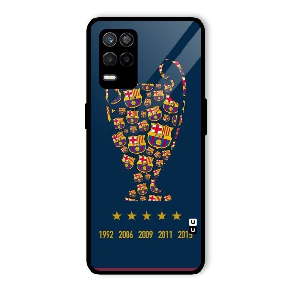 Trophy Team Glass Back Case for Realme 9 5G