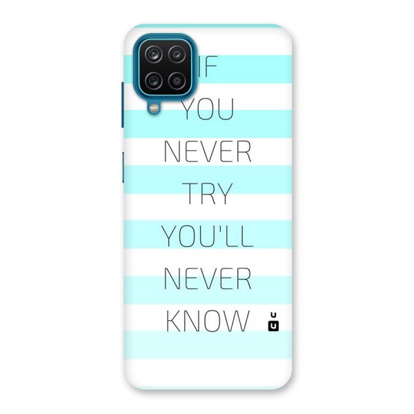 Try Know Back Case for Galaxy F12