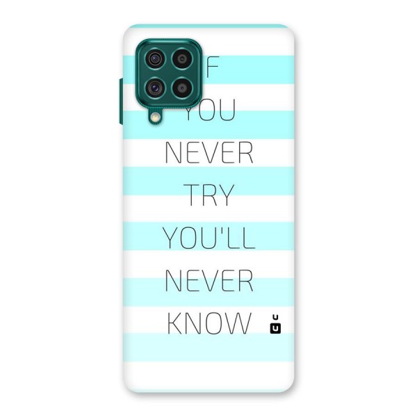 Try Know Back Case for Galaxy F62