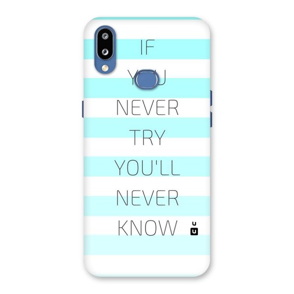 Try Know Back Case for Galaxy M01s