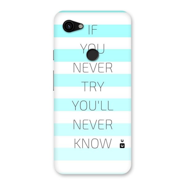 Try Know Back Case for Google Pixel 3a XL