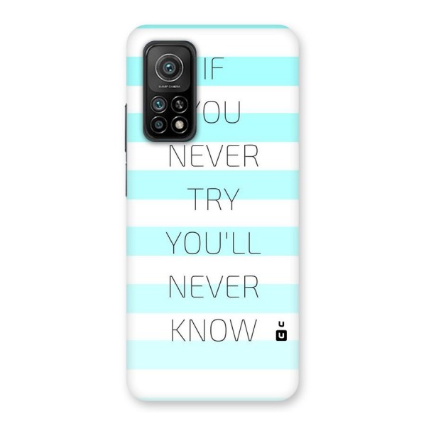 Try Know Back Case for Mi 10T Pro 5G