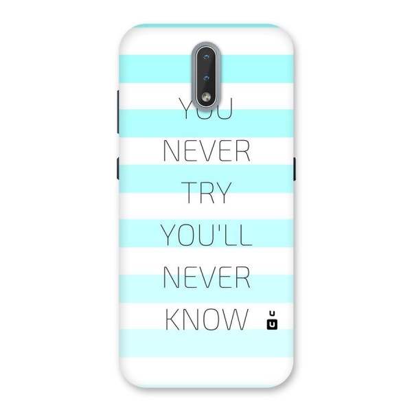 Try Know Back Case for Nokia 2.3