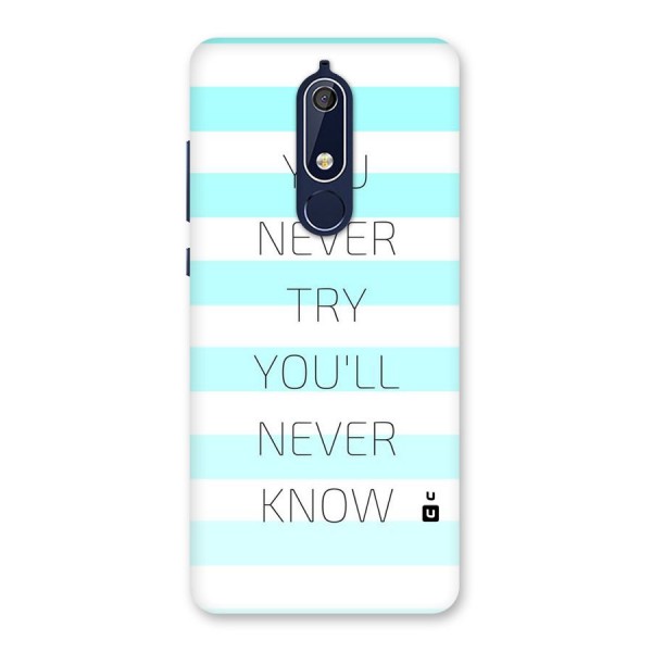 Try Know Back Case for Nokia 5.1