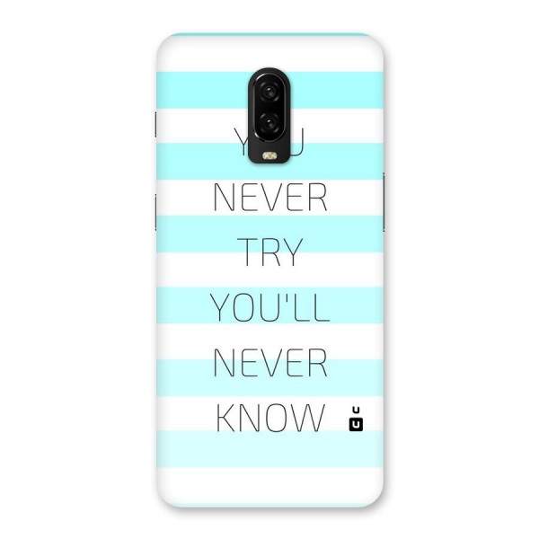 Try Know Back Case for OnePlus 6T