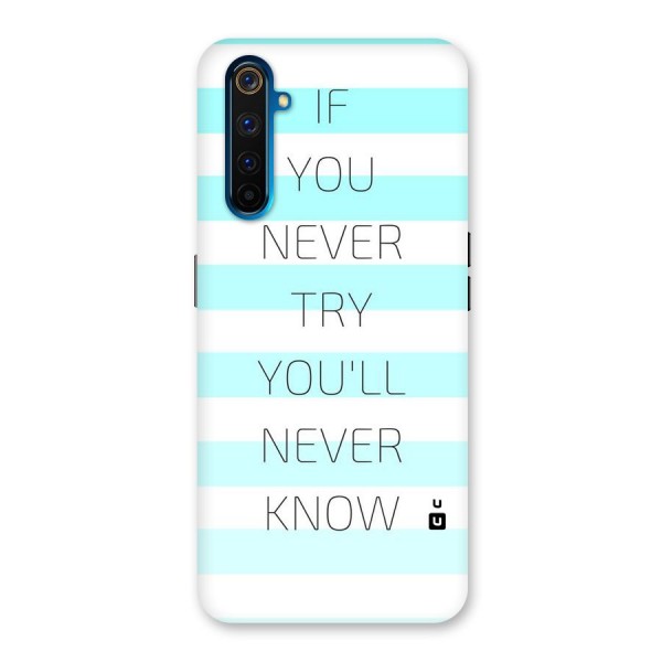 Try Know Back Case for Realme 6 Pro