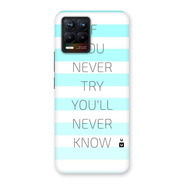 Try Know Back Case for Realme 8