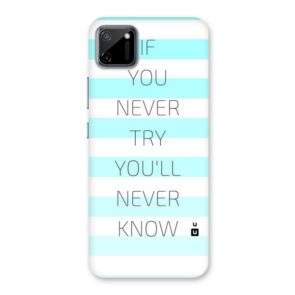 Try Know Back Case for Realme C11