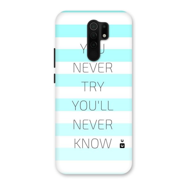 Try Know Back Case for Redmi 9 Prime