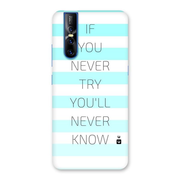 Try Know Back Case for Vivo V15 Pro