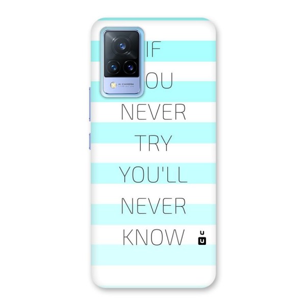 Try Know Back Case for Vivo V21 5G