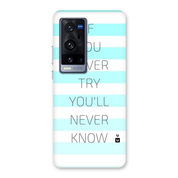 Try Know Back Case for Vivo X60 Pro Plus