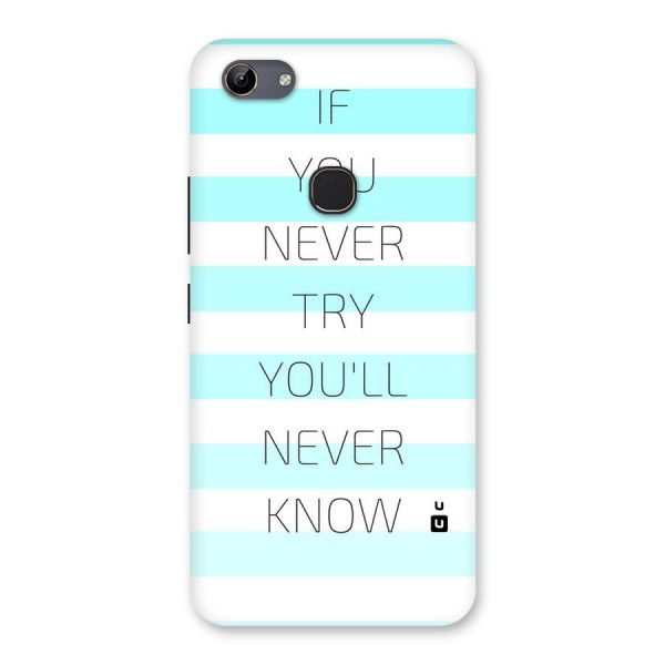 Try Know Back Case for Vivo Y81