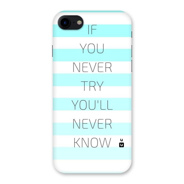 Try Know Back Case for iPhone SE 2020