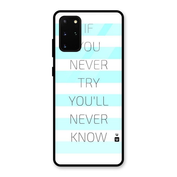 Try Know Glass Back Case for Galaxy S20 Plus