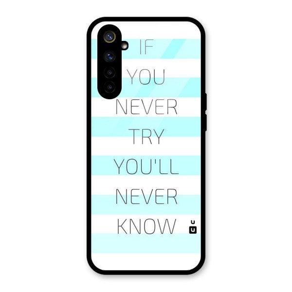 Try Know Glass Back Case for Realme 6