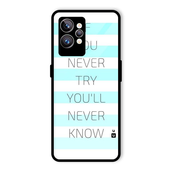 Try Know Glass Back Case for Realme GT2 Pro