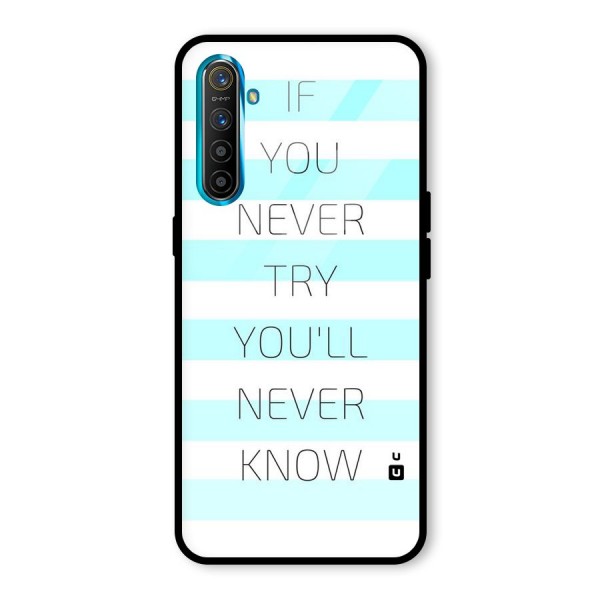 Try Know Glass Back Case for Realme XT