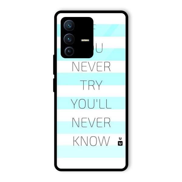 Try Know Glass Back Case for Vivo V23 Pro