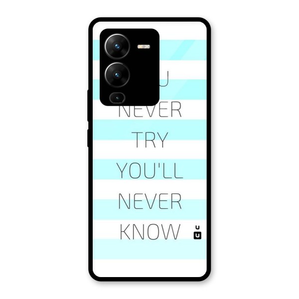 Try Know Glass Back Case for Vivo V25 Pro