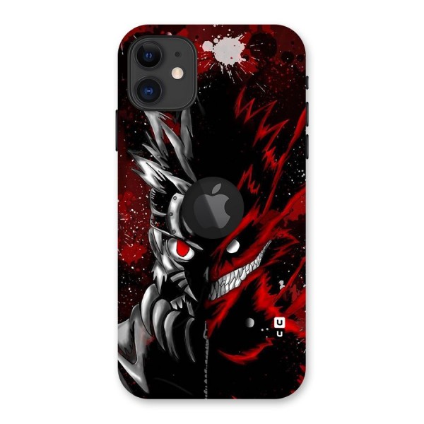 Two Face Naruto Back Case for iPhone 11 Logo Cut