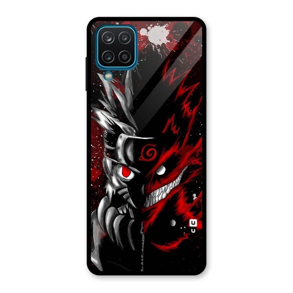 Two Face Naruto Glass Back Case for Galaxy A12