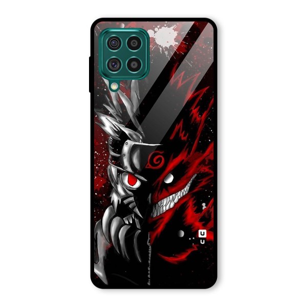 Two Face Naruto Glass Back Case for Galaxy F62