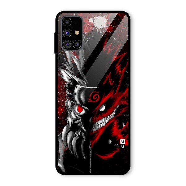 Two Face Naruto Glass Back Case for Galaxy M31s