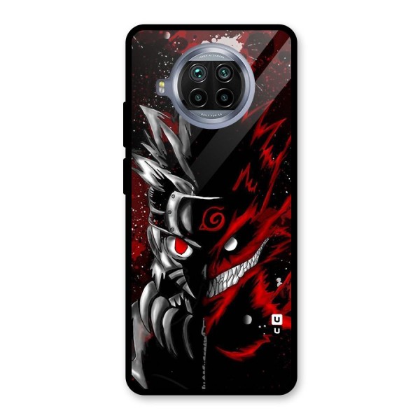 Two Face Naruto Glass Back Case for Mi 10i