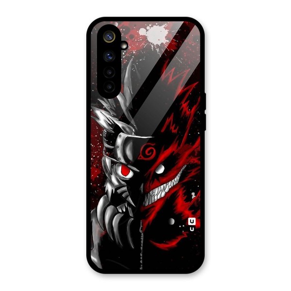 Two Face Naruto Glass Back Case for Realme 6i