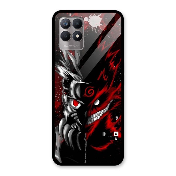 Two Face Naruto Glass Back Case for Realme 8i