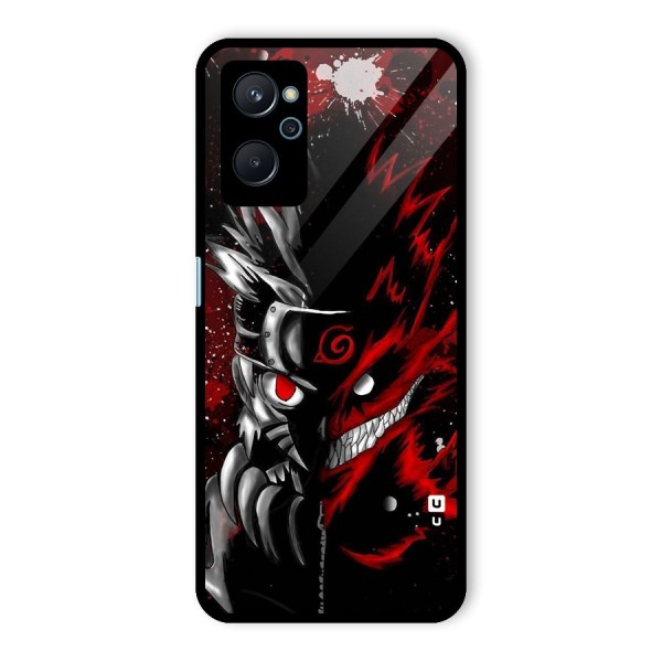 Two Face Naruto Glass Back Case for Realme 9i