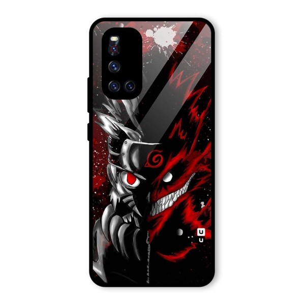 Two Face Naruto Glass Back Case for Vivo V19