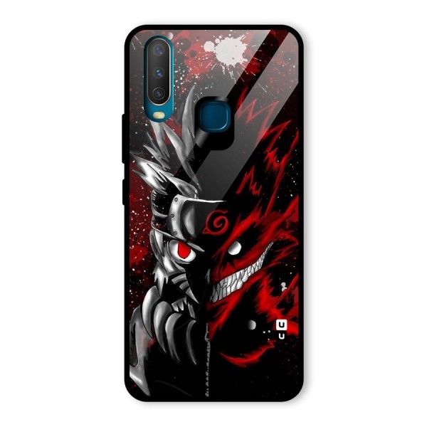 Two Face Naruto Glass Back Case for Vivo Y12