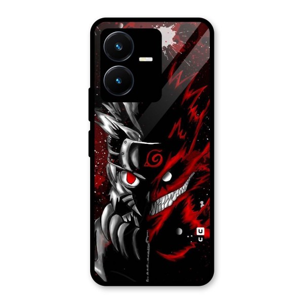 Two Face Naruto Glass Back Case for Vivo Y22