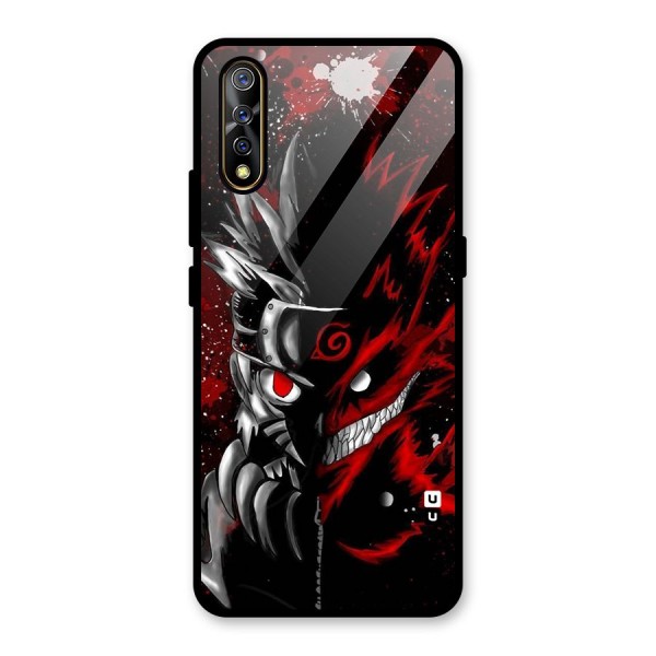 Two Face Naruto Glass Back Case for Vivo Z1x