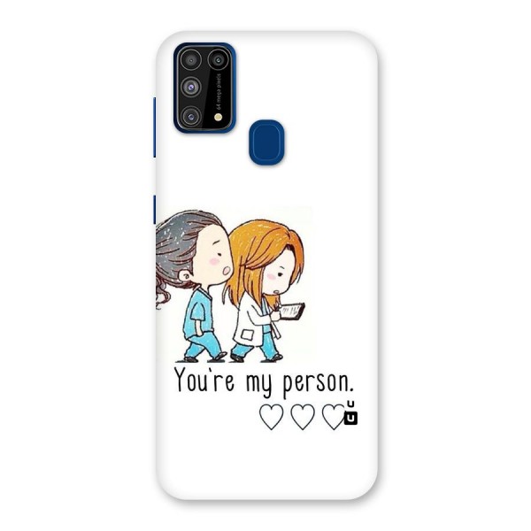 Two Friends In Coat Back Case for Galaxy F41