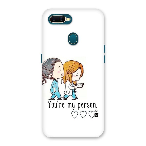 Two Friends In Coat Back Case for Oppo A12