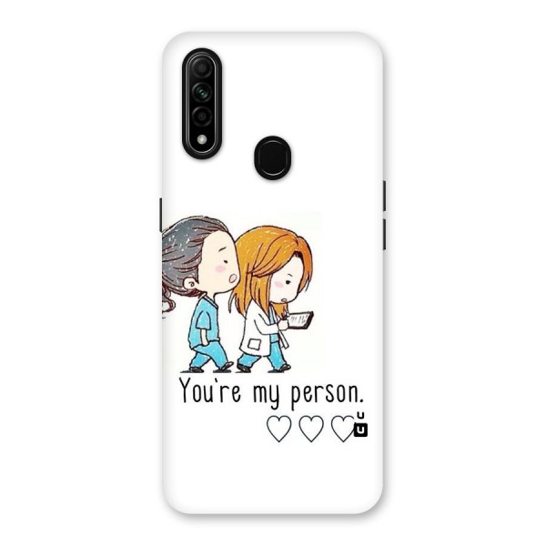 Two Friends In Coat Back Case for Oppo A31