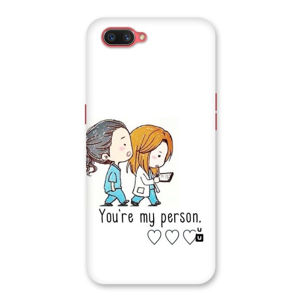 Two Friends In Coat Back Case for Oppo A3s